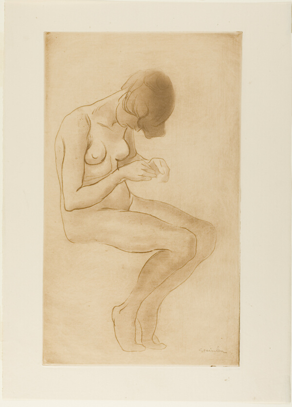 Woman Fixing Her Nails