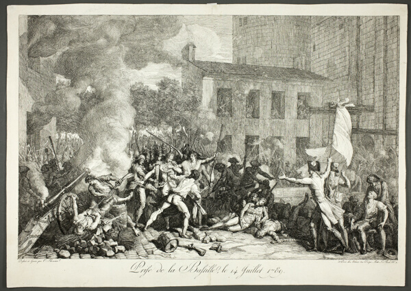 Capturing the Bastille, July 14, 1789