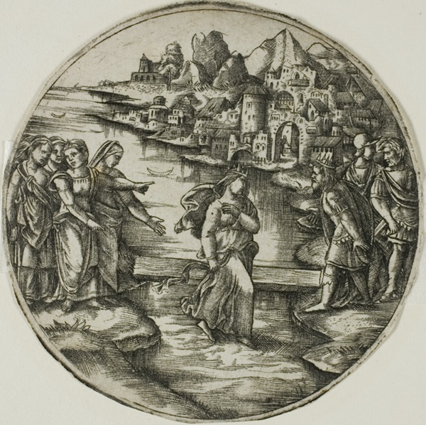 The Queen of Sheba Walking on the Waters