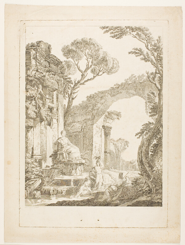 The Fountain in the Ruins