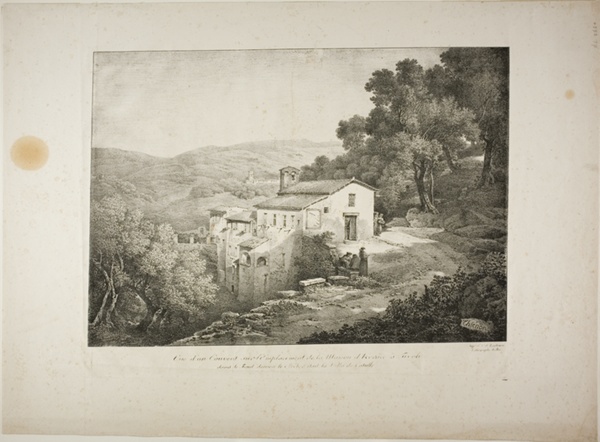 View of a Convent on the Site of the House of Horace