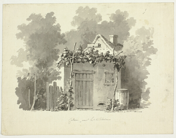 View of the Park at Versailles: Rustic Cabin