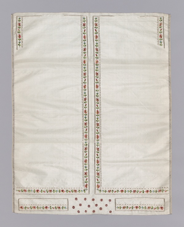 Embroidered Fabric for a Waistcoat front