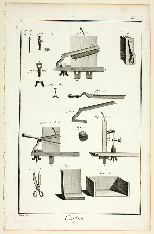 Card-Maker, from Encyclopédie