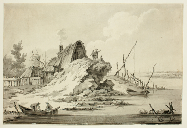 Rustic Seaside Scene