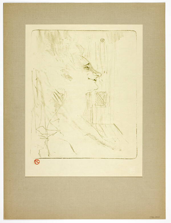 Soûlarde, plate six from Yvette Guilbert