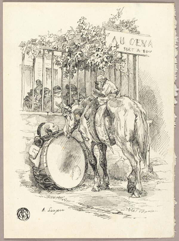 Horse with Monkey on Back