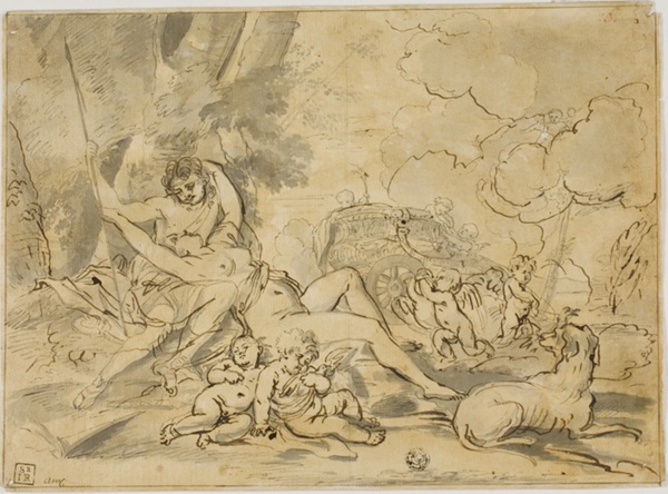Figures, Chariot and Dog