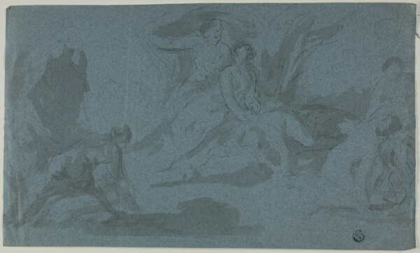 Mythological Scene with Woman Bathing
