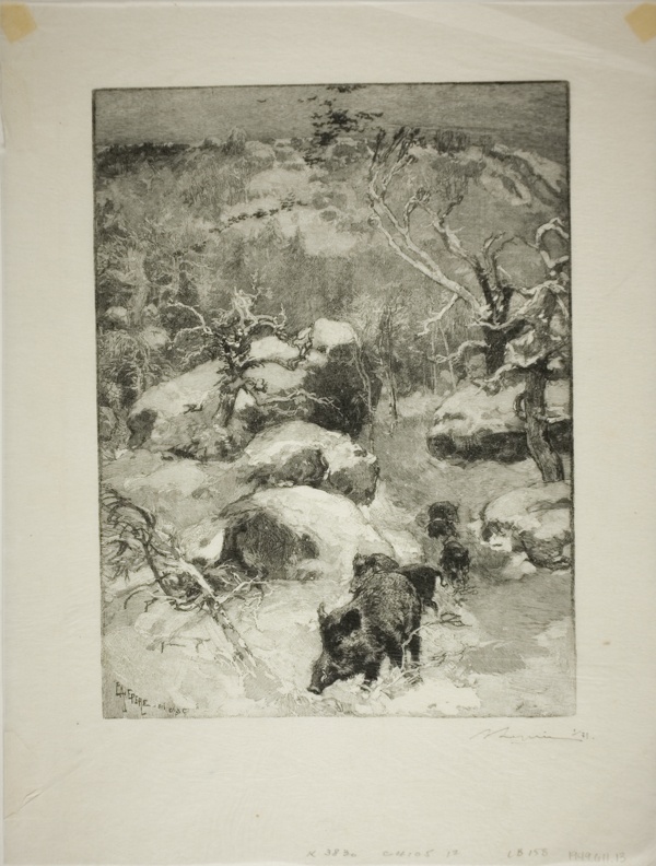 Winter: Cuvier-Châtillon Cliff