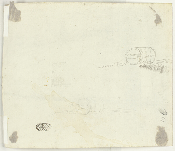 Sketches of a Barrel and Other Objects