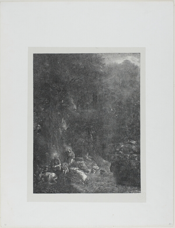 The Holy Family with Deer