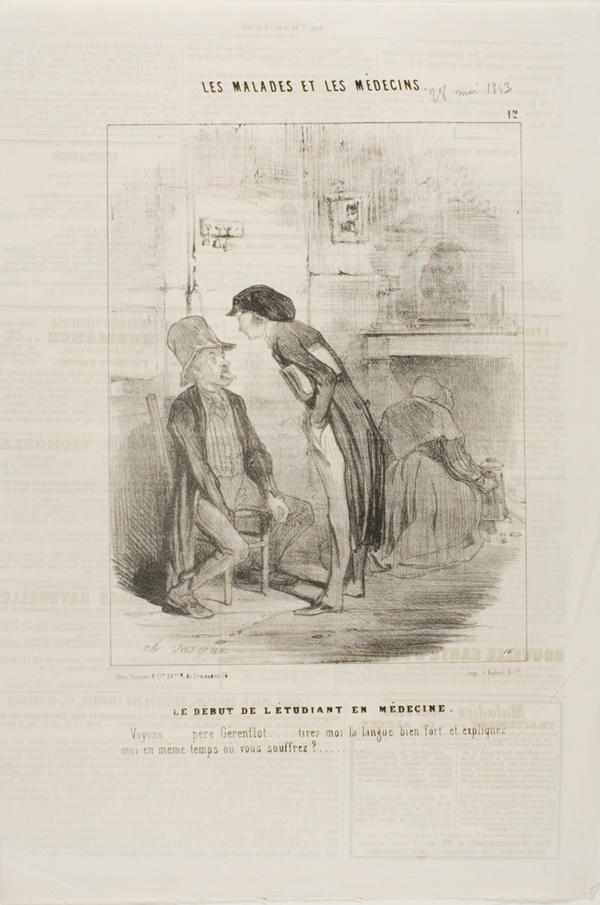 A Medical Student Starting Out (plate 12)