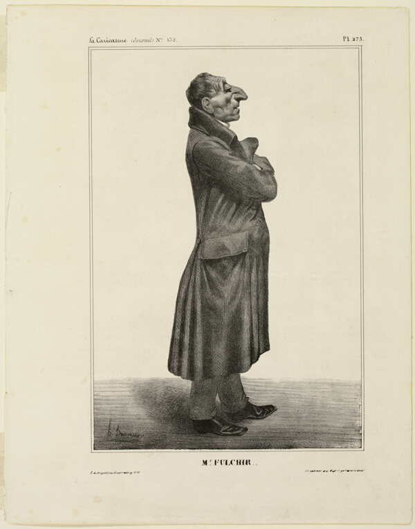 Mr. Fulchir.., plate 273 from Célébrités de la Caricature