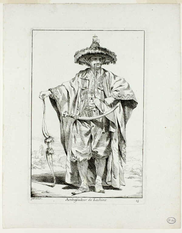 Ambassadeur de la Chine, plate fifteen from Caravanne du Sultan à la Mecque