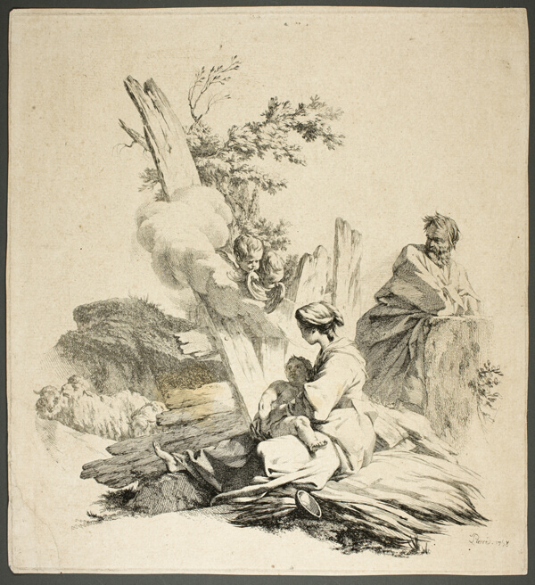 Holy Family with Angels