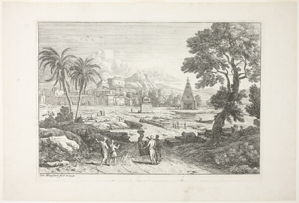 Landscape with Two Palms