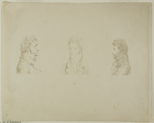 Bust Portraits of Three Brothers