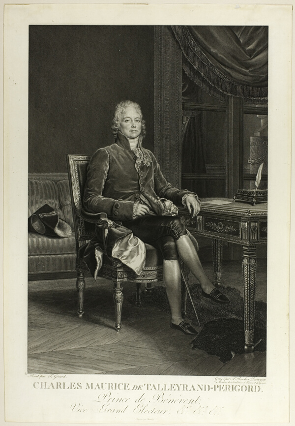 Portrait of Charles Maurice de Talleyrand-Perigord