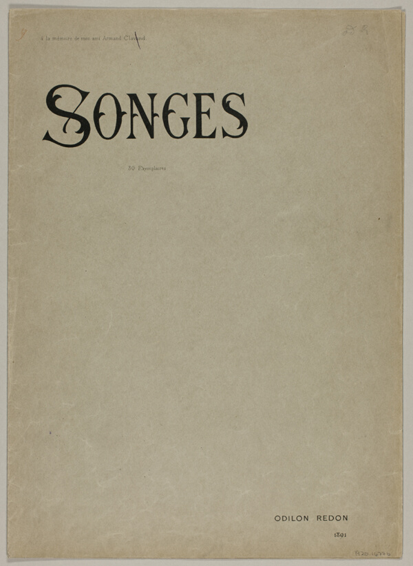 Portfolio Cover for Songes (Dreams)