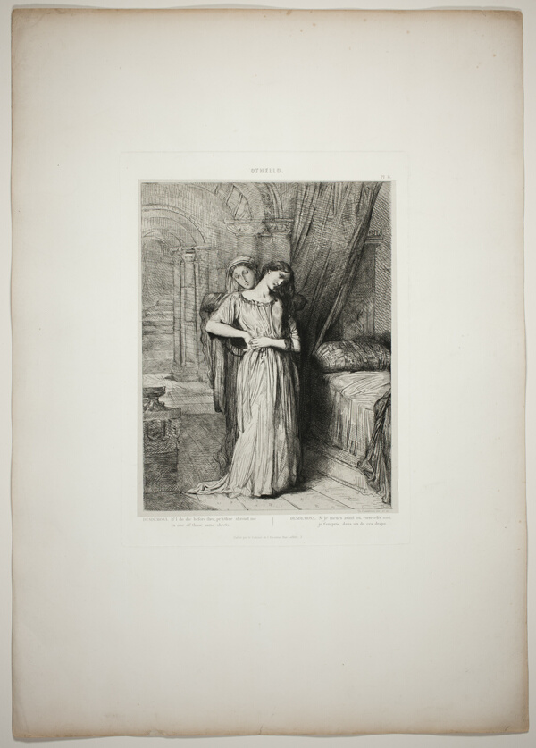 If I Do Die Before Thee, plate eight from Othello