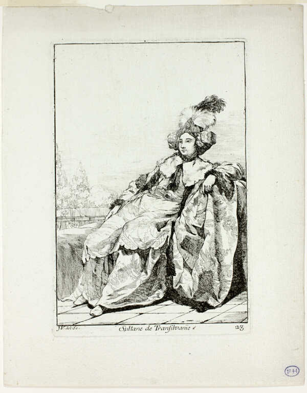 Sultane de Transilvanie, plate 23 from Caravanne du Sultan à la Mecque