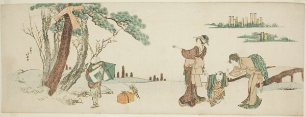 Boy releasing a kite