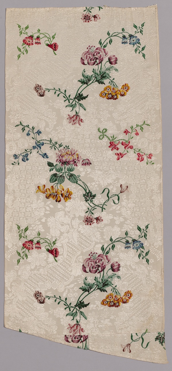 Skirt Panel for a Woman's Sack Gown