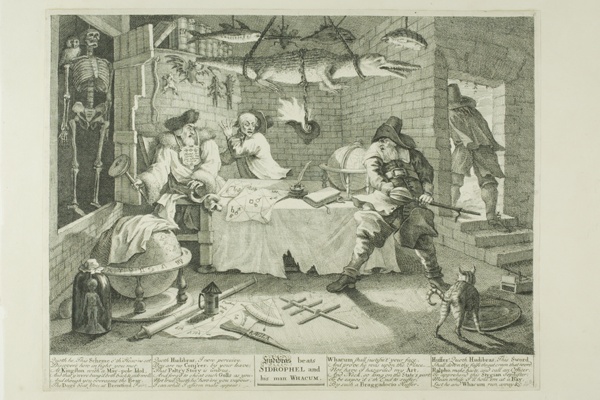 Hudibras and Sidrophel, plate eight from Hudibras