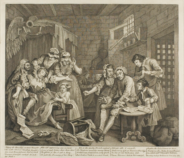 Plate Seven, from A Rake's Progress