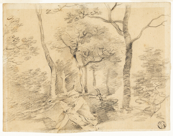 Gainsborough Sketching in Woods
