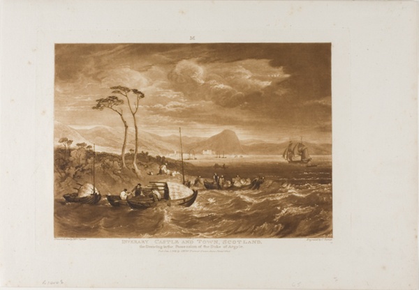 Inverary Castle and Town, plate 65 from Liber Studiorum