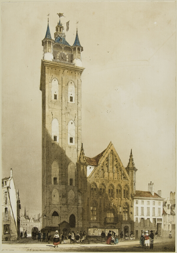 Picturesque Architecture in Paris, Ghent, Antwerp, Touen, etc.