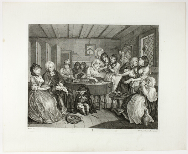Plate six, from A Harlot's Progress