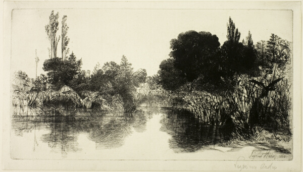 Shere Mill Pond, No. II (large plate)