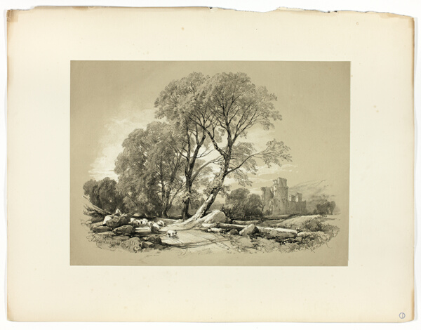 Leicester Castle, from Picturesque Selections