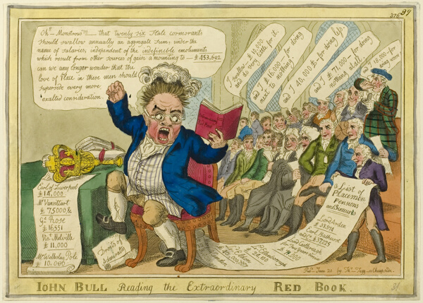 John Bull Reading the Extraordinary Red Book