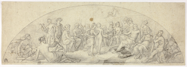 Wedding of Cupid and Psyche on Mount Olympus