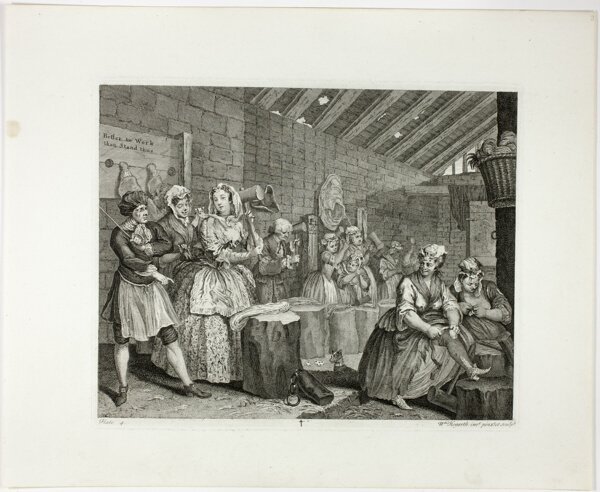 Plate four, from A Harlot's Progress
