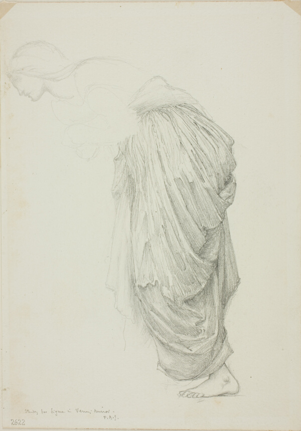 Bending Female Figure, study for Mirror of Venus