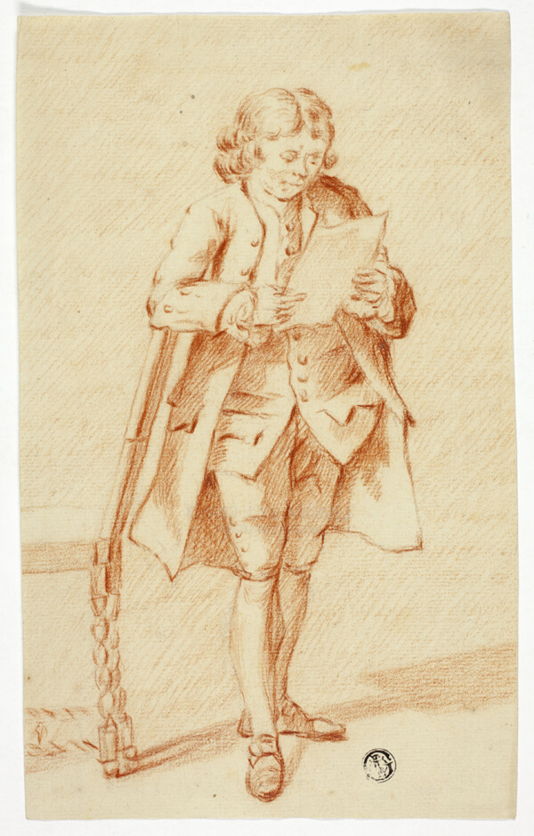 Standing Man Reading a Letter