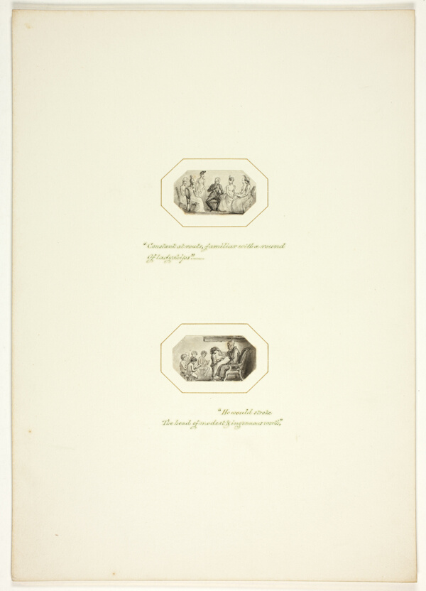 Study for a plate from The Task