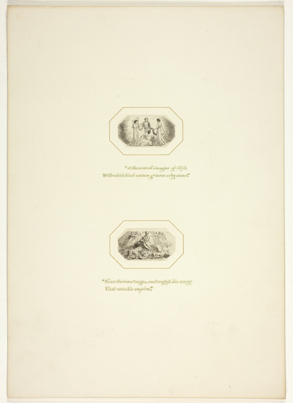 Study for a plate from The Task