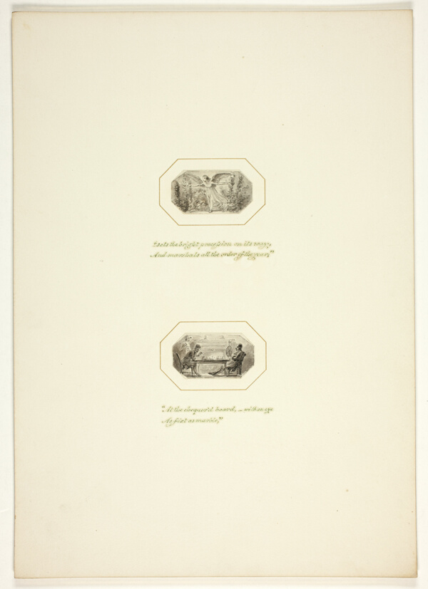 Study for a plate from The Task
