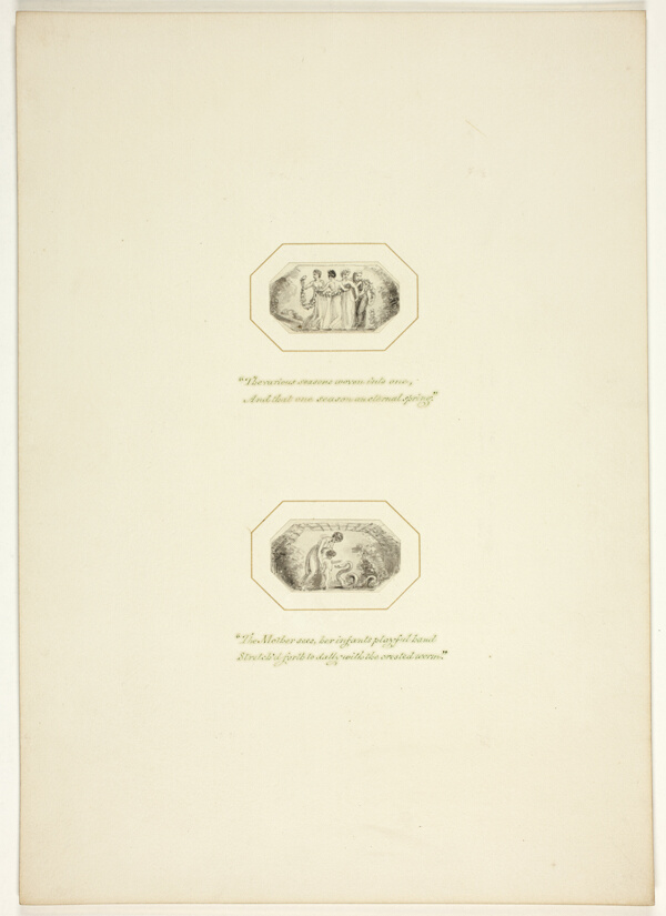 Study for a plate from The Task