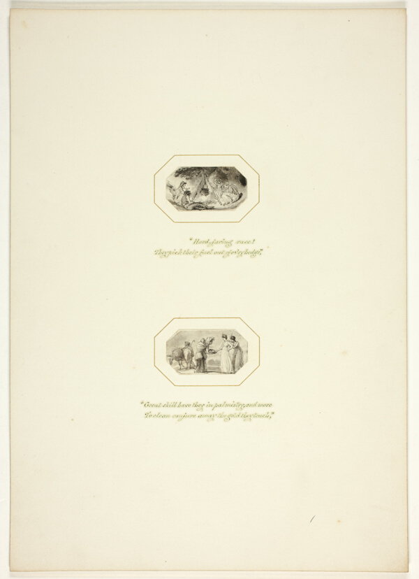 Study for a plate from The Task