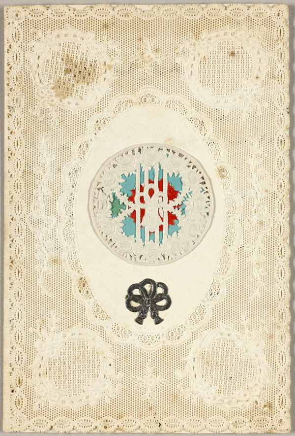 Untitled Valentine (Wreath with Rope Tie)