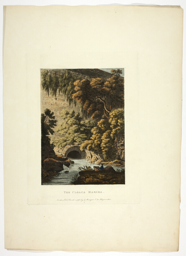 The Cloaca Maxima, plate three from Ruins of Rome