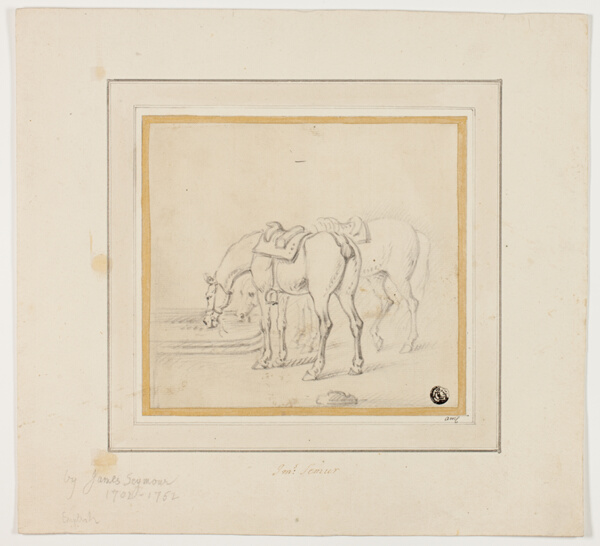 Two Horses Drinking