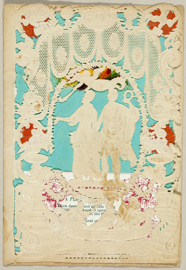 Untitled Valentine (Antique Couple with Putti)